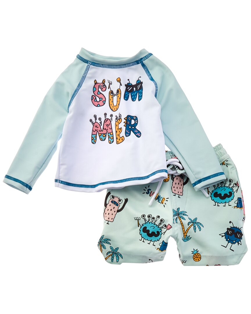 Sovereign Code 2Pc Rashguard Top & Disruptor Swim Trunk Set