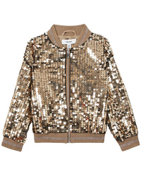Reiss Rebecca Sequin Bomber Jacket