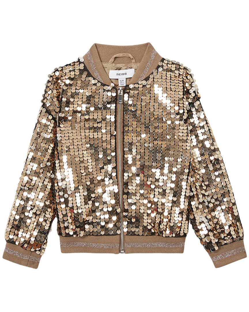 Reiss Rebecca Sequin Bomber Jacket