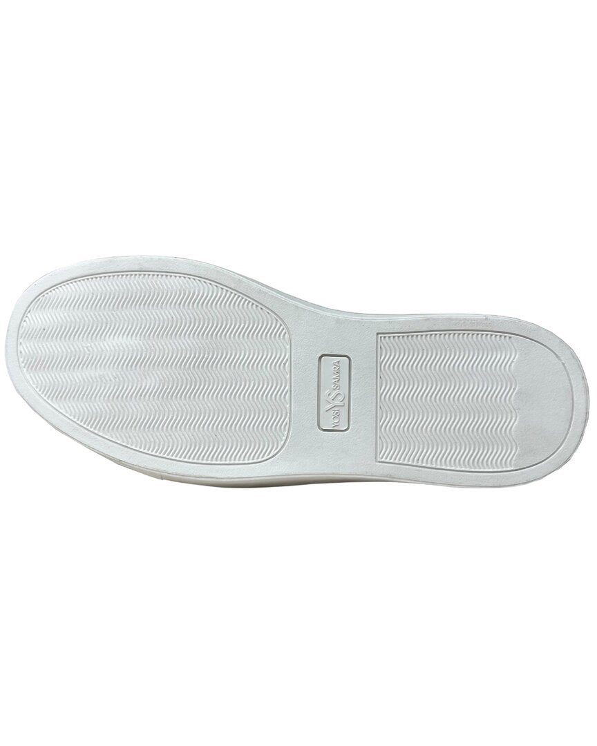 Yosi Samra Miss Harper Sneaker In Silver Glitter