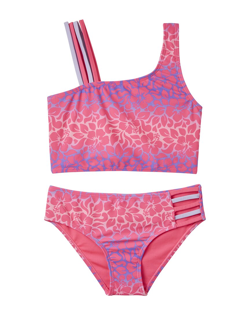 Kensie Girl Ombre Floral 2Pc Bikini Set