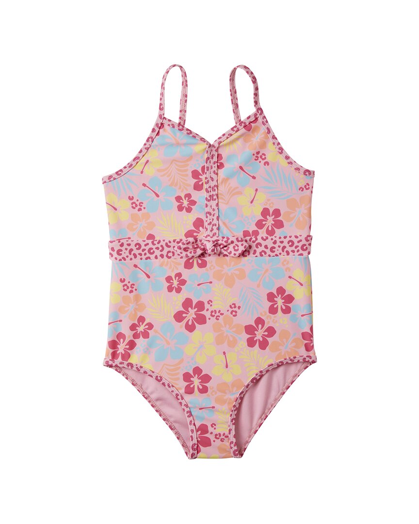 Kensie Girl Tropical Cheetah One-Piece