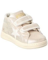 Golden Goose June Laminated Suede Sneaker