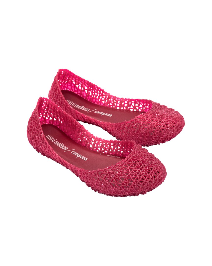 Mini Melissa Campana Papel Kids Ballerina Flat