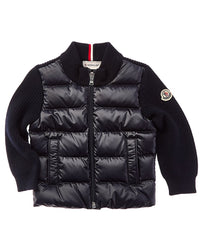 Moncler Moncler Puffer Front Wool Down Jacket