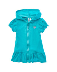 Pink Platinum Hooded Terry Coverup