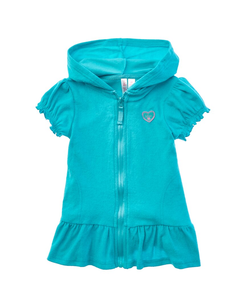 Pink Platinum Hooded Terry Coverup
