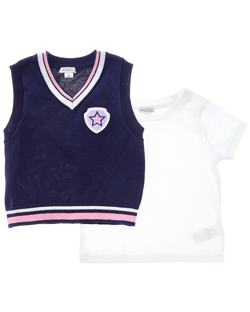 Flapdoodles Varsity Sweater Vest Set1