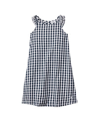 Petite Plume Navy Gingham Amelie Nightgown