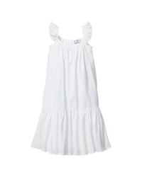 Petite Plume Girls Swiss Dots Celeste Day Dress