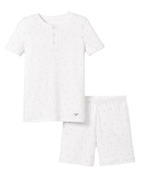 Petite Plume Grey Stars Tight Fit Short Set