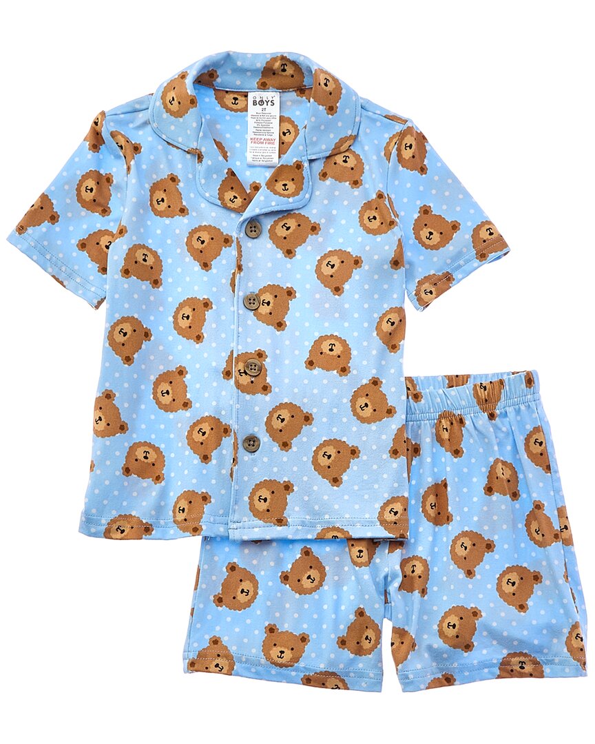 Only Boys 2Pc Sleepy Time Pajama Short Set Multi