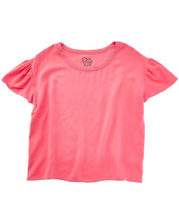Chaser Woven Flutter Sleeve Top