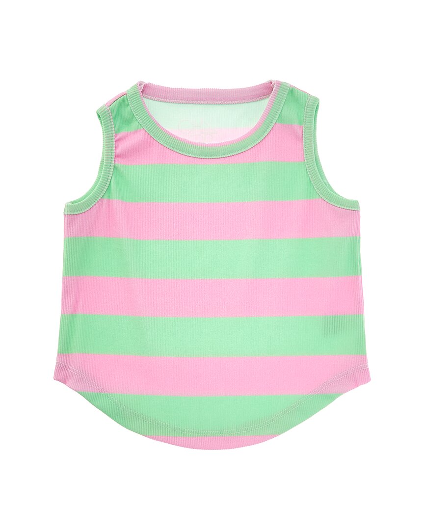 Chaser Baby Stretch Rib Shirttail Muscle Tank Top