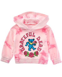Chaser Zuma Terry Semi Cropped Shirred Hoodie