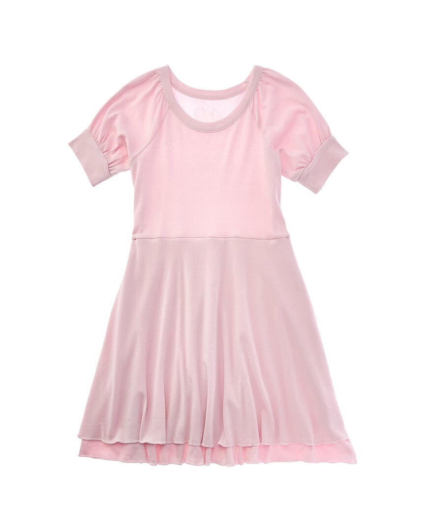 Chaser Baby Rib Puff Sleeve Dress