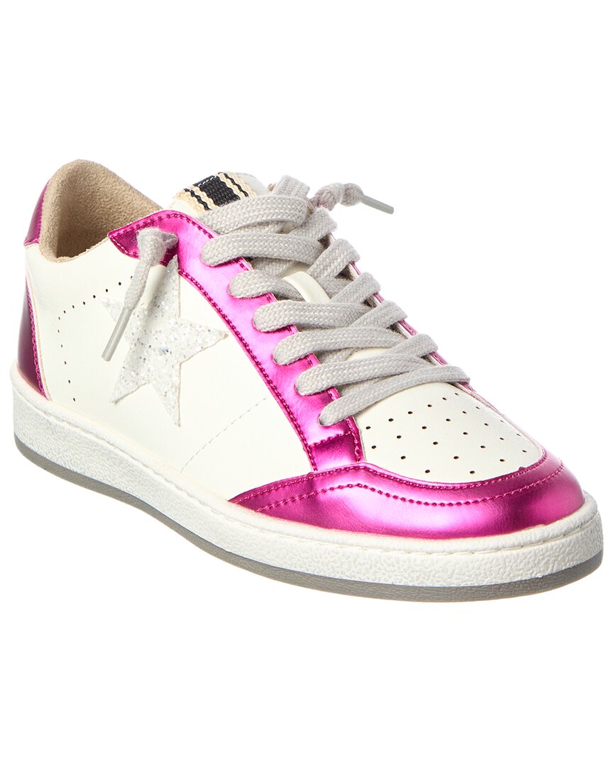 Shushop Paz Leather-Trim Sneaker