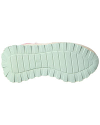 Shushop Phoebe Leather-Trim Sneaker