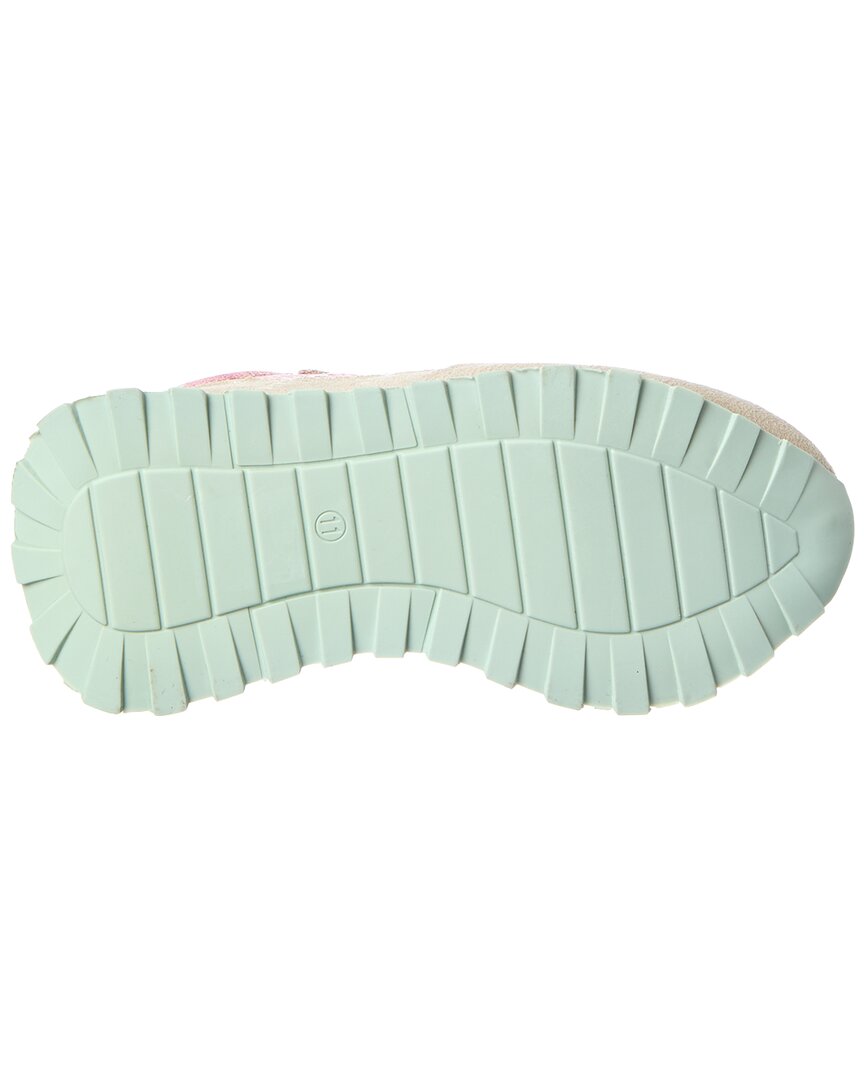 Shushop Phoebe Leather-Trim Sneaker