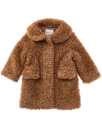 Janie and Jack Janie And Jack The Sherpa Teddy Wool-Blend Coat