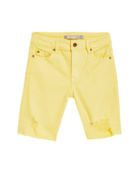 Tractr Jeans Diane Destructed Bermuda Short