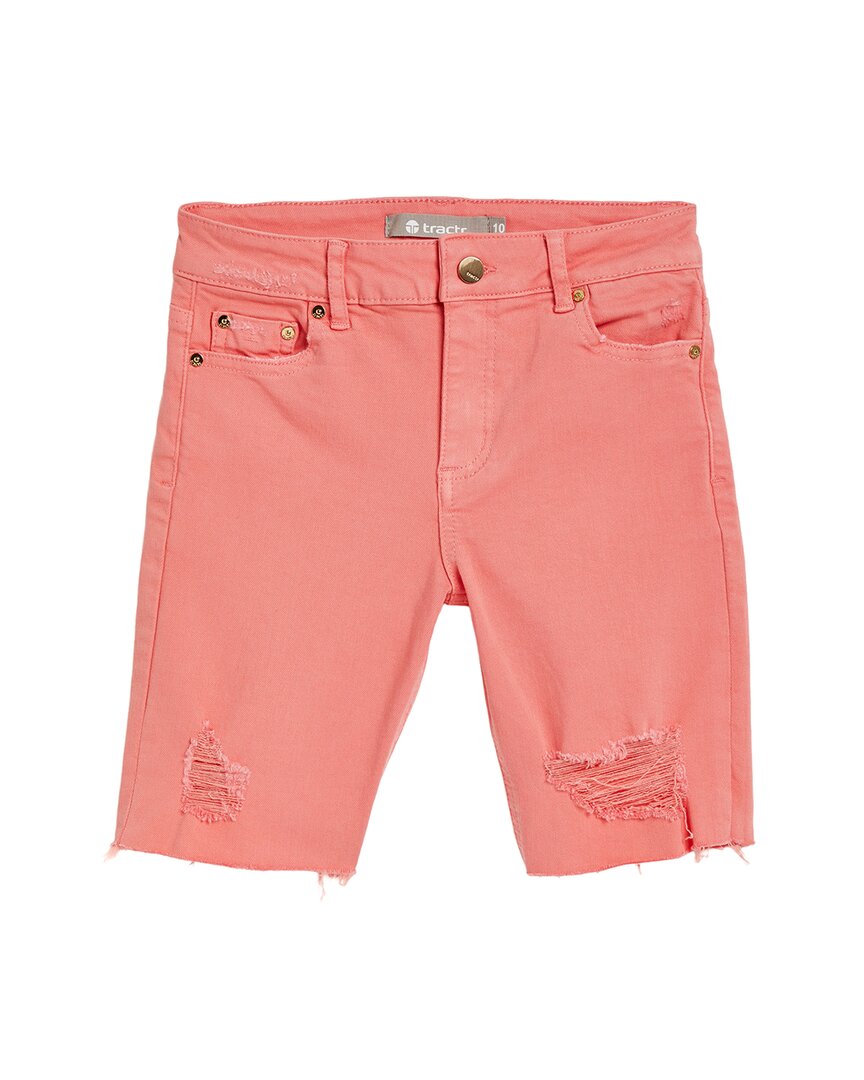 Tractr Jeans Diane Destructed Bermuda Short