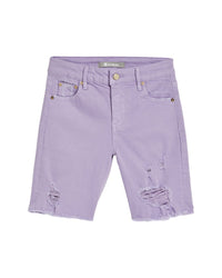 Tractr Jeans Diane Destructed Bermuda Short