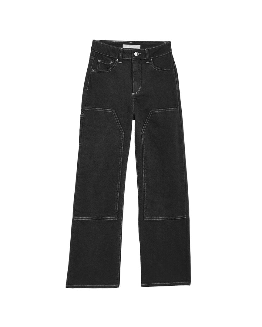 Tractr Jeans Double Knee Wide Straight Pant