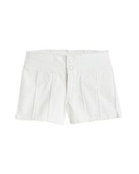 Tractr Jeans Front Yoke Paneled Side Slit Short