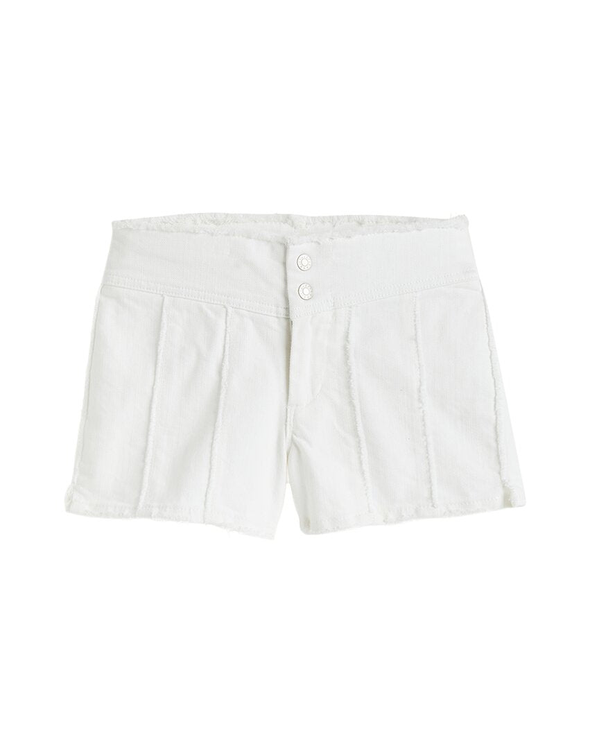 Tractr Jeans Front Yoke Paneled Side Slit Short