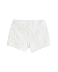 Tractr Jeans Front Yoke Paneled Side Slit Short