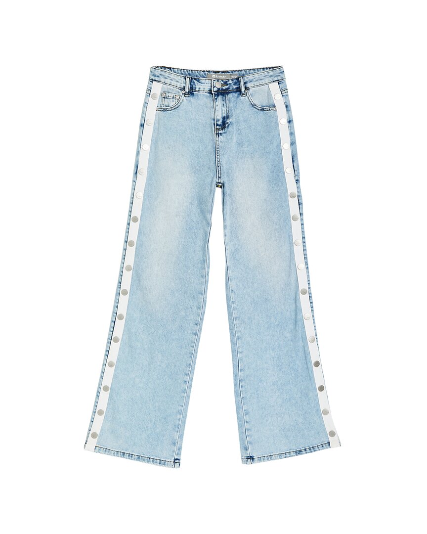 Tractr Jeans Snap Me Up Wide Leg Pant