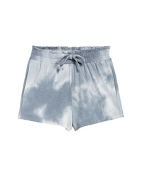 Tractr Jeans Smocked Waist Tie Dye Knit Short