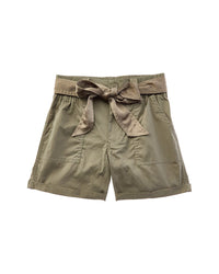 Tractr Jeans Cargo Cuff Short With Belt