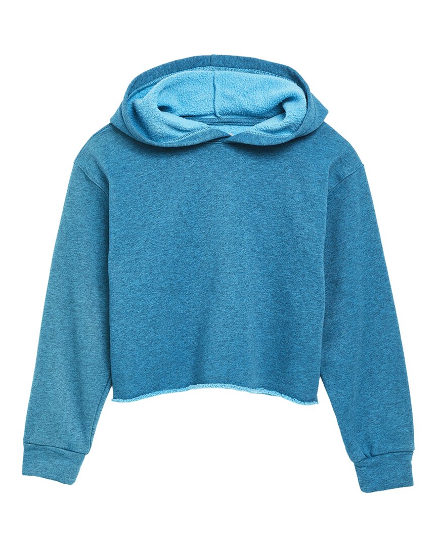 Tractr Jeans Color Knit Crop Hoodie