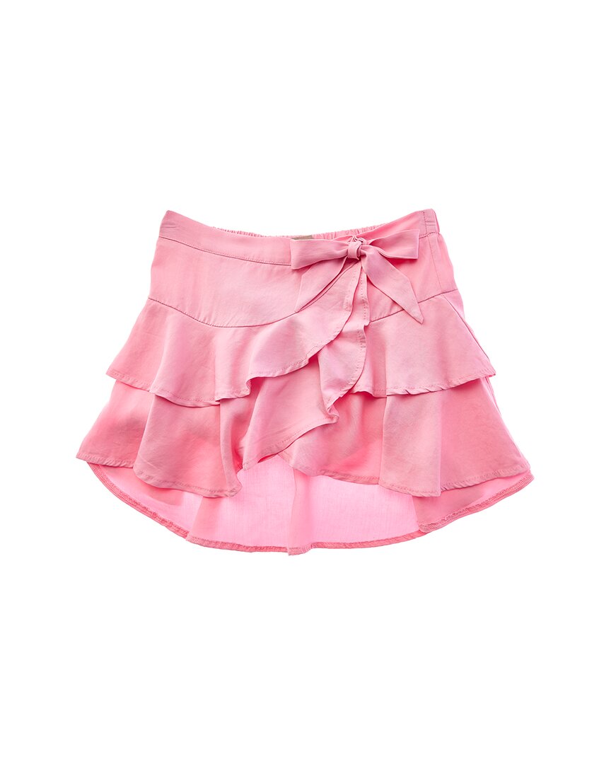 Tractr Jeans Ruffle Tiered Skort