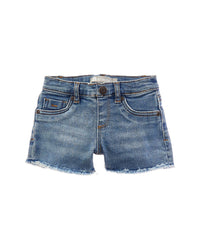 Tractr Tractr Jeans Pull-On Short With Faux Button