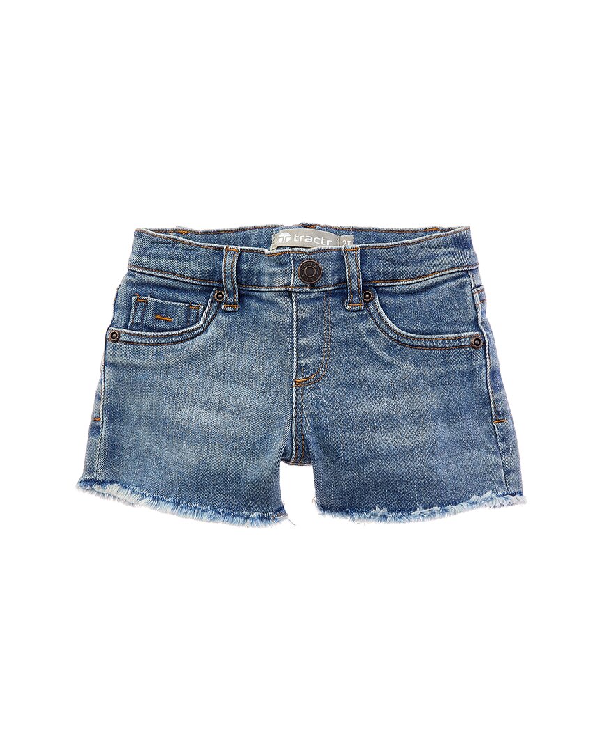 Tractr Tractr Jeans Pull-On Short With Faux Button