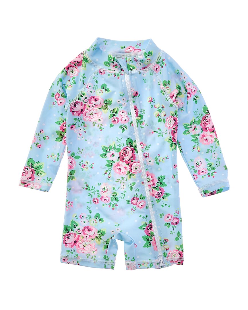 Flap Happy Blue Country Floral Romper