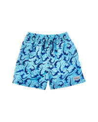 Flap Happy Swirly Sharks Rash Short