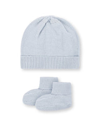 Hope & Henry 2Pc Beanie & Bootie Set