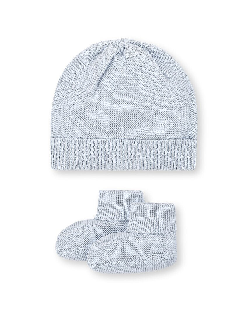 Hope & Henry 2Pc Beanie & Bootie Set