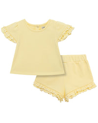 Habitual Habitual 2Pc Ruffle Short Set