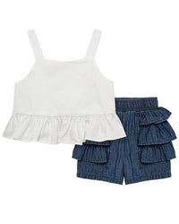 Habitual Habitual Ruffle Short Set