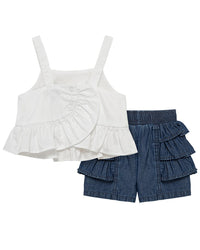 Habitual Habitual Ruffle Short Set