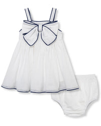 Habitual Piped Bow Front Dress