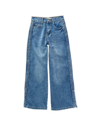 Badgley Mischka Badgley Mischka Wide Leg Regular-Rise Jean