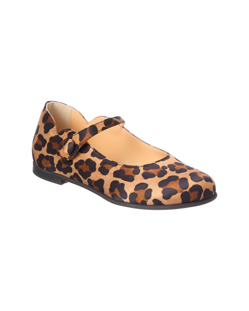 Christian Louboutin Girls Ballet Satin Flat