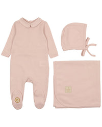 Mon Tresor Girls Textured Elegance Layette Set