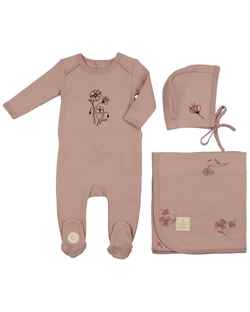 Mon Tresor Flower Sketch Layette Set